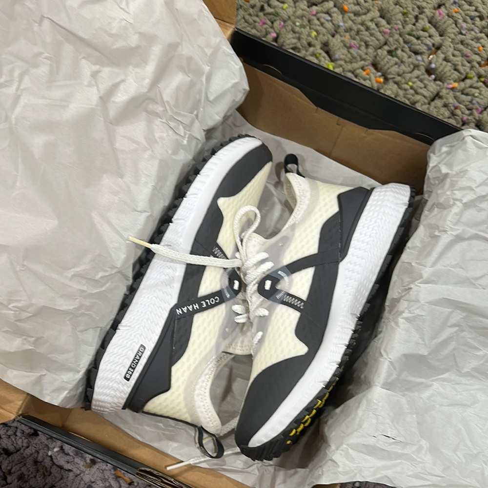 Cole Haan Black and White Sneakers